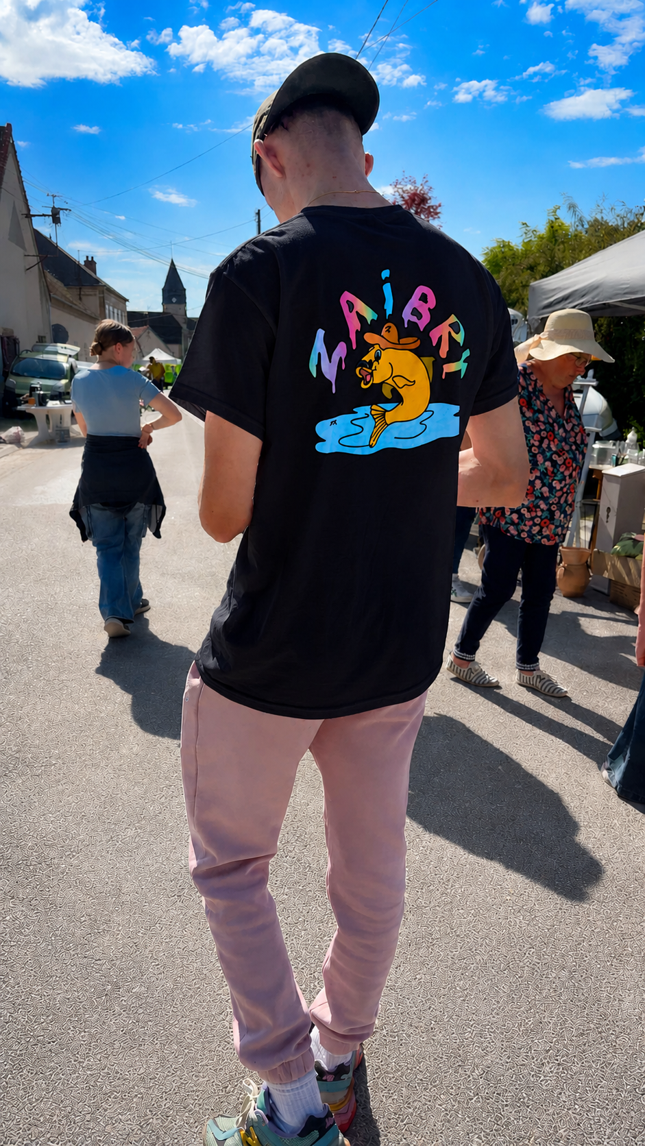 T-Shirt ZAIBRY Noir / Blanc