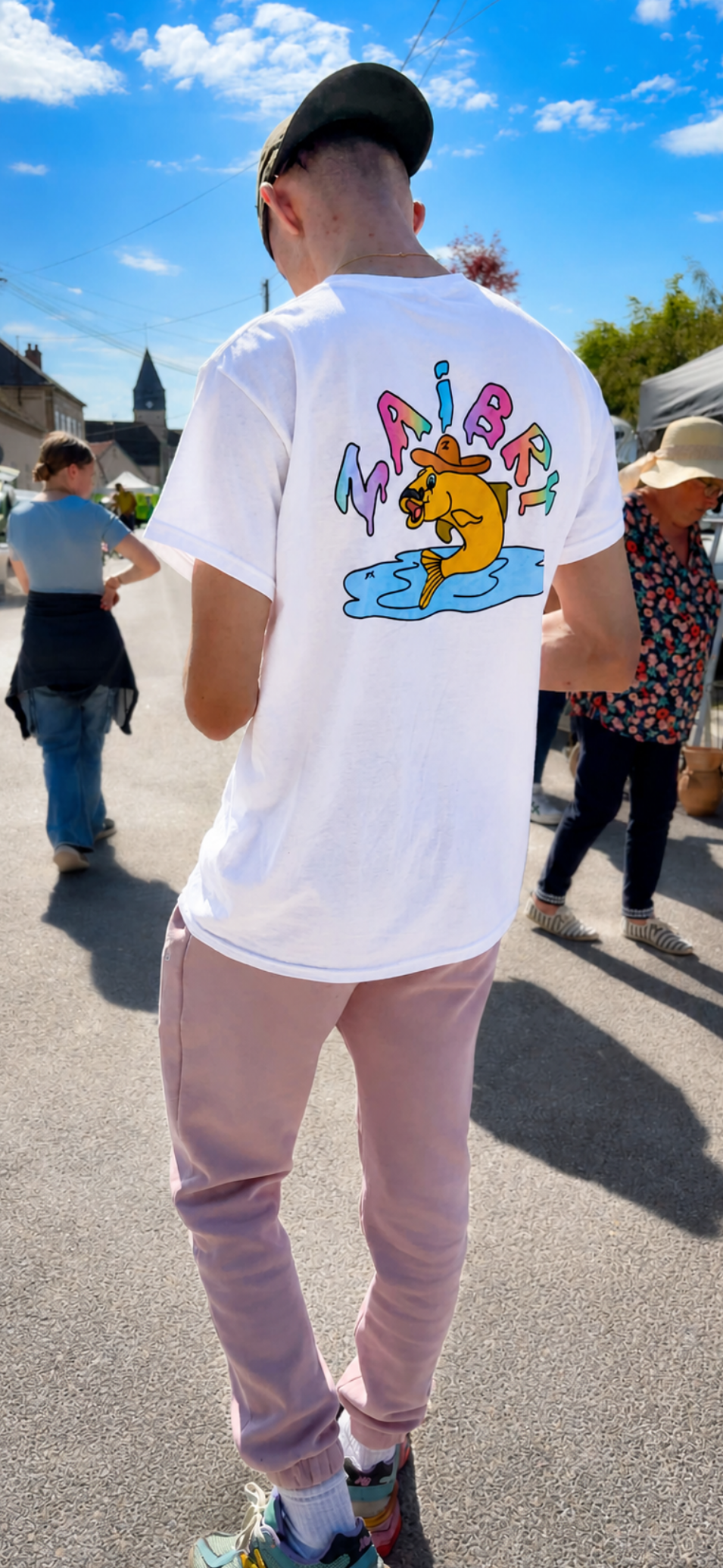 T-Shirt ZAIBRY Noir / Blanc
